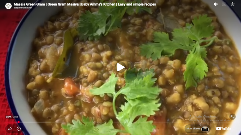 Green Gram Masala